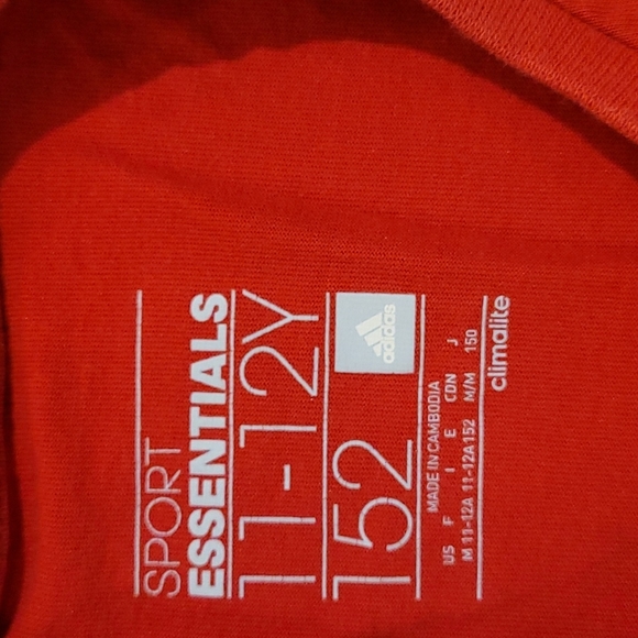 ADIDAS CLIMATE sport essential t shirt youth - Picture 4 of 4